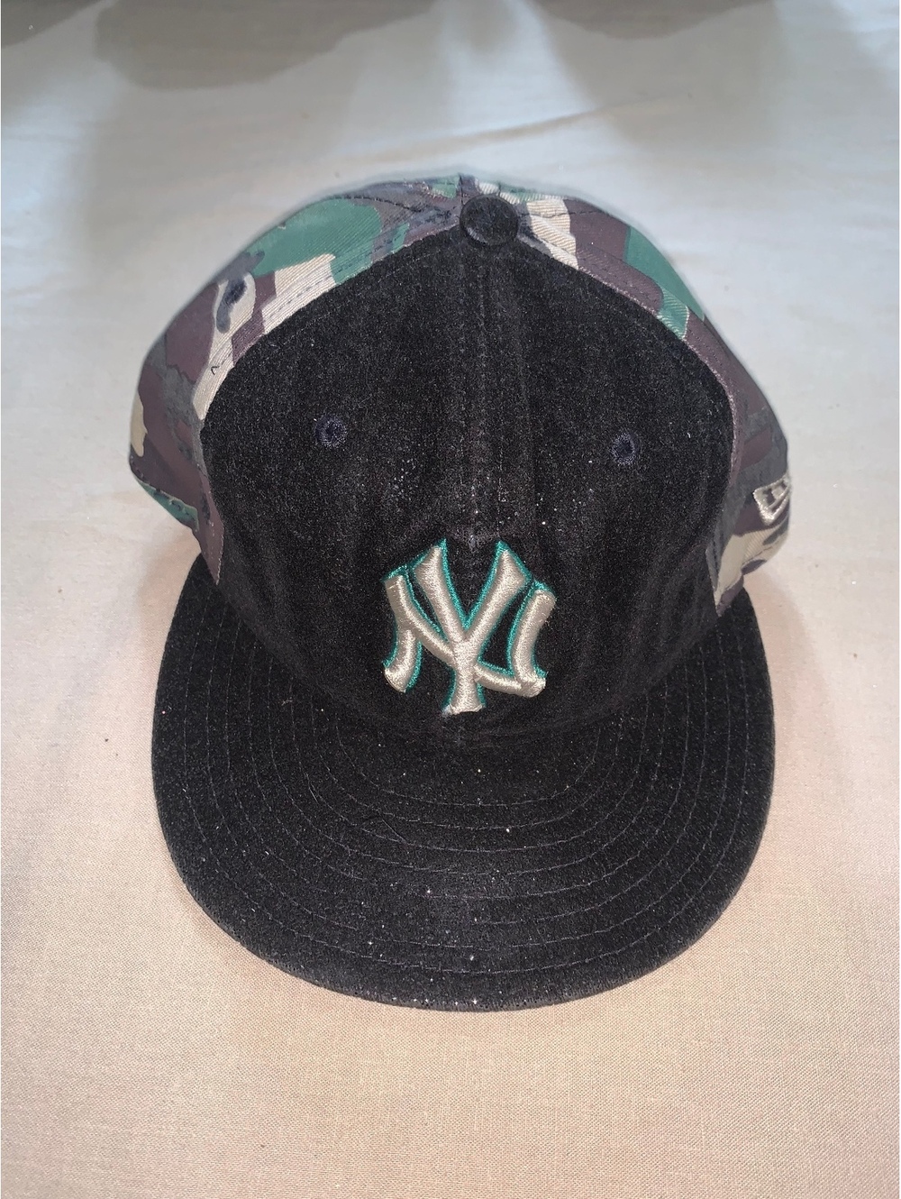 New Era New York Yankees camouflage black fitted cap